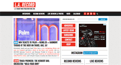 Desktop Screenshot of larecord.com