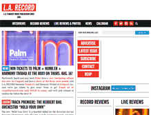 Tablet Screenshot of larecord.com